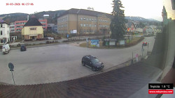 Střed obce Rokytnice nad Jizerou