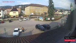 Střed obce Rokytnice nad Jizerou