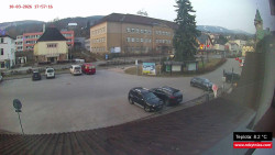 Střed obce Rokytnice nad Jizerou