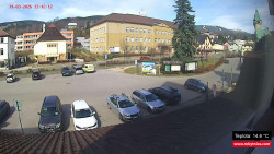 Střed obce Rokytnice nad Jizerou