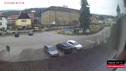 Střed obce Rokytnice nad Jizerou