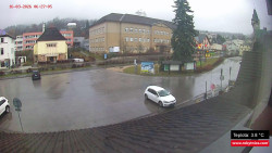 Střed obce Rokytnice nad Jizerou