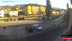 Střed obce Rokytnice nad Jizerou