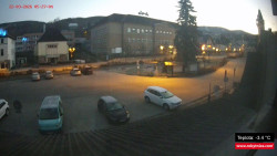 Střed obce Rokytnice nad Jizerou