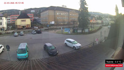 Střed obce Rokytnice nad Jizerou