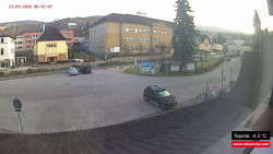 Střed obce Rokytnice nad Jizerou