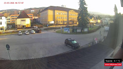 Střed obce Rokytnice nad Jizerou