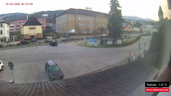 Střed obce Rokytnice nad Jizerou