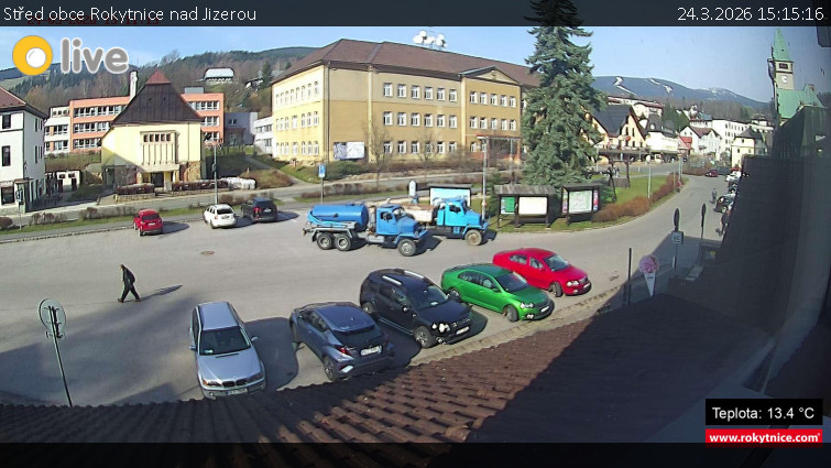Město Rokytnice nad Jizerou - Střed obce Rokytnice nad Jizerou - 24.3.2026 v 15:15