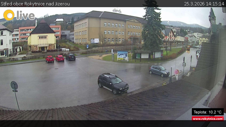 Město Rokytnice nad Jizerou - Střed obce Rokytnice nad Jizerou - 25.3.2026 v 14:15
