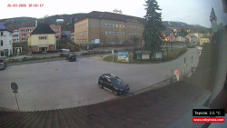 Střed obce Rokytnice nad Jizerou