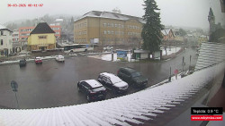 Střed obce Rokytnice nad Jizerou