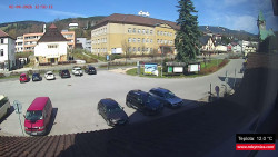 Střed obce Rokytnice nad Jizerou