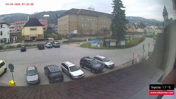 Střed obce Rokytnice nad Jizerou