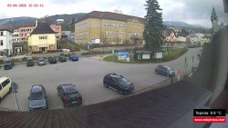 Střed obce Rokytnice nad Jizerou