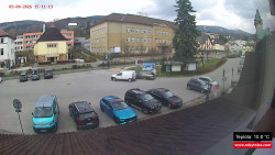 Střed obce Rokytnice nad Jizerou