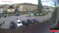 Střed obce Rokytnice nad Jizerou