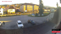 Střed obce Rokytnice nad Jizerou