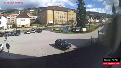 Střed obce Rokytnice nad Jizerou