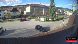 Střed obce Rokytnice nad Jizerou