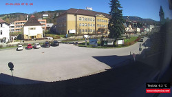 Střed obce Rokytnice nad Jizerou