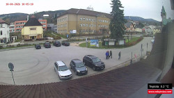 Střed obce Rokytnice nad Jizerou