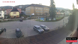 Střed obce Rokytnice nad Jizerou