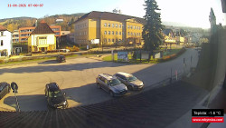 Střed obce Rokytnice nad Jizerou