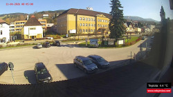 Střed obce Rokytnice nad Jizerou