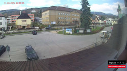 Střed obce Rokytnice nad Jizerou