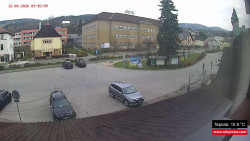 Střed obce Rokytnice nad Jizerou