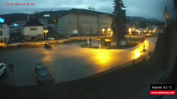 Střed obce Rokytnice nad Jizerou