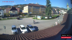 Střed obce Rokytnice nad Jizerou