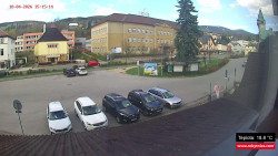 Střed obce Rokytnice nad Jizerou