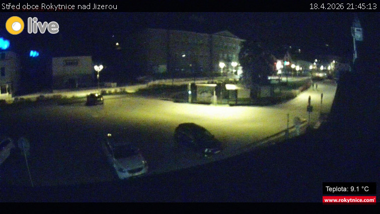 Město Rokytnice nad Jizerou - Střed obce Rokytnice nad Jizerou - 18.4.2026 v 21:45