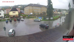 Střed obce Rokytnice nad Jizerou