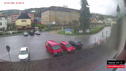 Střed obce Rokytnice nad Jizerou