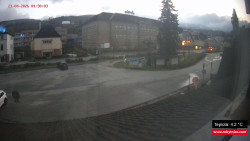 Střed obce Rokytnice nad Jizerou