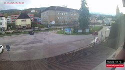 Střed obce Rokytnice nad Jizerou