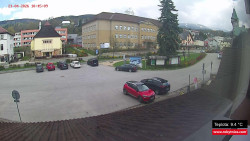 Střed obce Rokytnice nad Jizerou