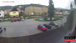 Střed obce Rokytnice nad Jizerou