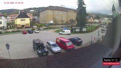 Střed obce Rokytnice nad Jizerou