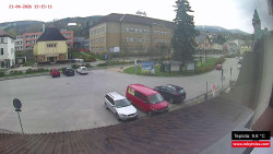 Střed obce Rokytnice nad Jizerou