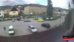 Střed obce Rokytnice nad Jizerou