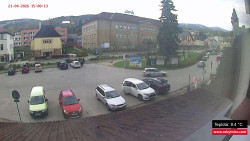 Střed obce Rokytnice nad Jizerou