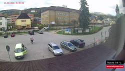 Střed obce Rokytnice nad Jizerou