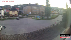 Střed obce Rokytnice nad Jizerou