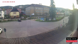 Střed obce Rokytnice nad Jizerou