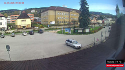 Střed obce Rokytnice nad Jizerou