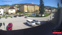 Střed obce Rokytnice nad Jizerou